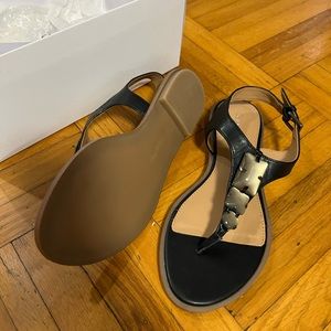 Calvin Klein black gem sandals BRAND NEW W TAGS/BOX